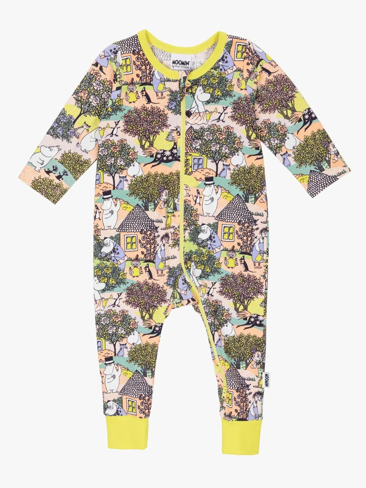 Moomin by Martinex Rose Valley Pyjama, Keltainen