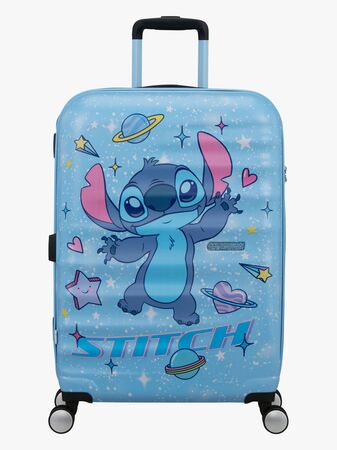 American Tourister Wavebreaker Disney Spinner Matkalaukku 35L, Stitch Universe