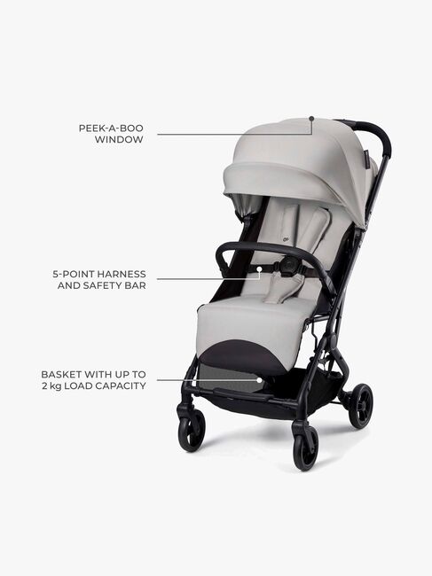 Kinderkraft INDY 3 Matkarattaat, Urban Grey