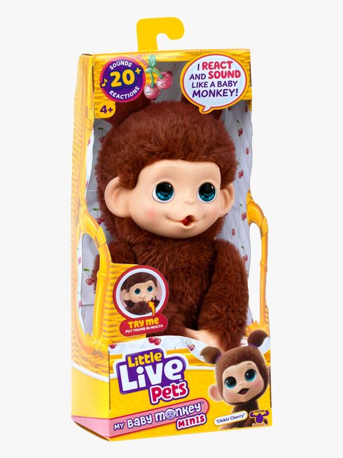Little Live Pets  Interaktiivinen Pehmolelu Mini Monkey Cherri