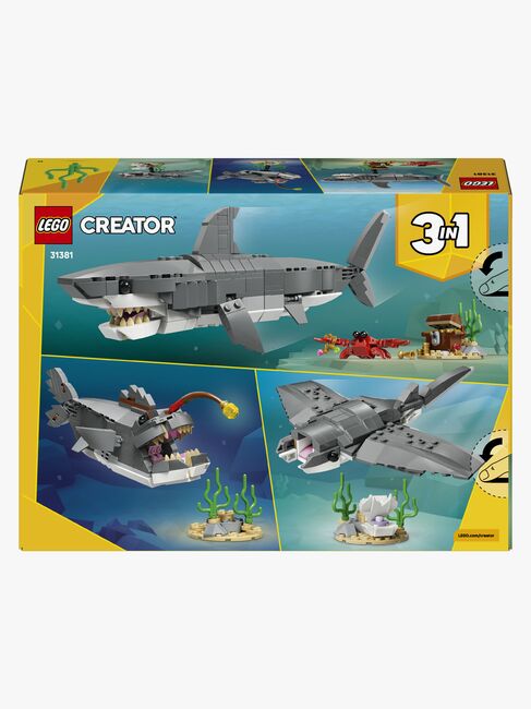 LEGO Creator 31381 Hurja hai ja aarrearkku