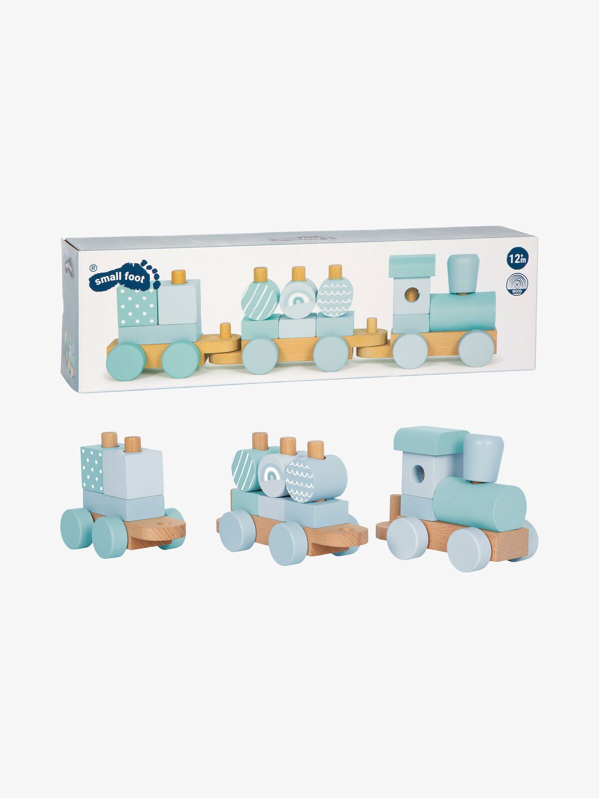 Small Foot Palikkajuna, Sininen