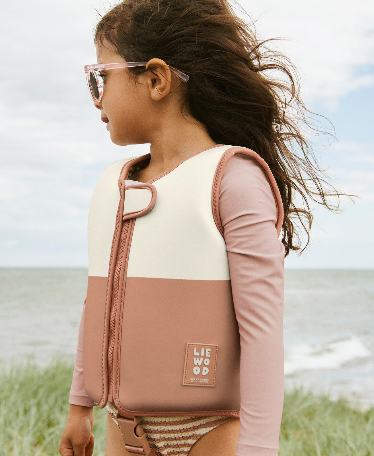 LIEWOOD Dove Uimaliivi + Hihat, Tuscany Rose Multi Mix