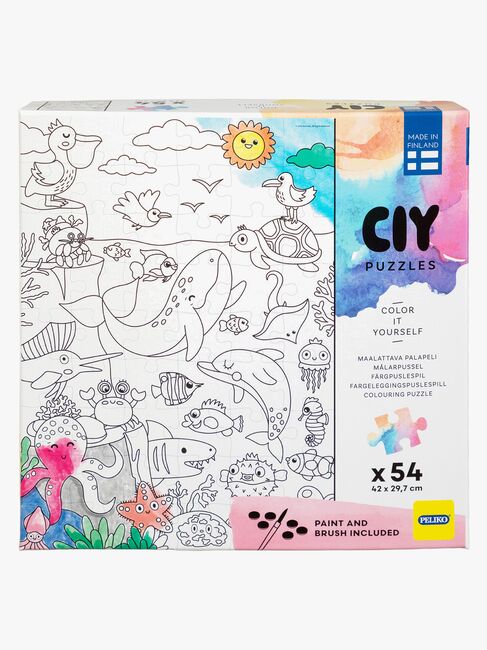 Peliko CIY Palapeli + Vesivärit 54 Lajiteltu