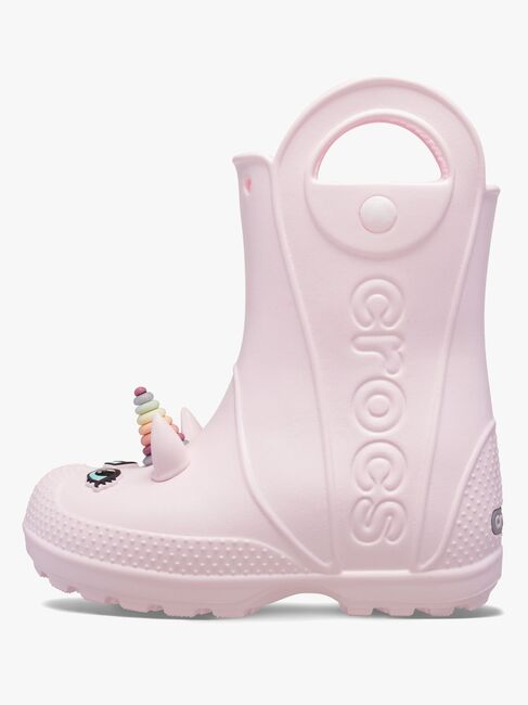 Crocs Handle It Unicorn Kumisaappaat, Pink Milk