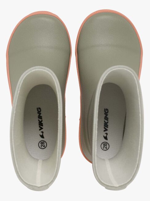 Viking X Kenza Kumisaappaat, Light Green/Apricot