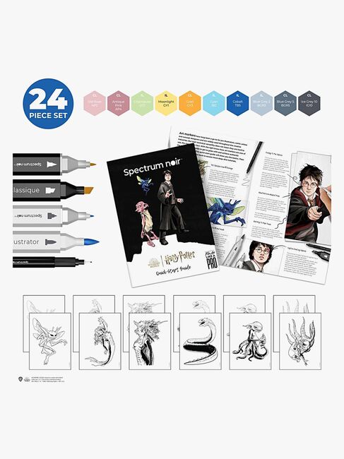 Spectrum Noir Kuvitussarja Harry Potter Taikaolennot