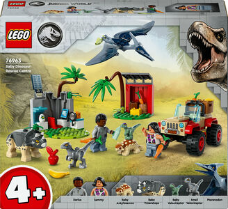 LEGO Jurassic World 76963 Dinosauruspoikasten pelastuskeskus