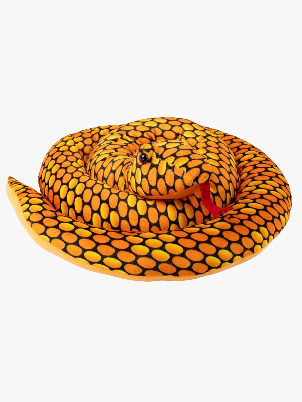 Teddykompaniet Pehmolelu Käärme 200 cm, Oranssi