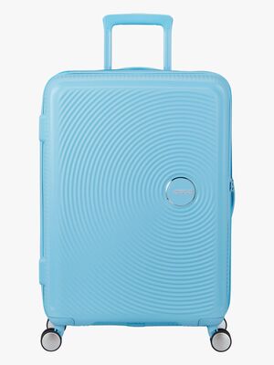 American Tourister Soundbox Spinner Matkalaukku 71,5-81L, Blueberry Fizz
