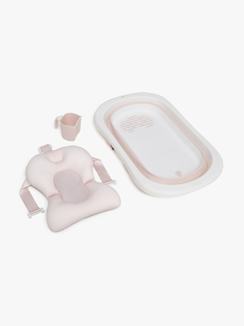 Beemoo CARE Assist Kylpyamme + Kylpytuki & Huuhtelukannu, Pink