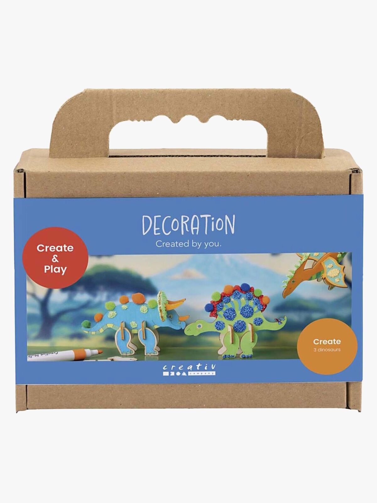 Creativ Company Askartelusetti Dinosaurukset Mini