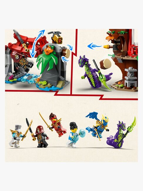 LEGO Ninjago 71857 Ninjamenopelit ja puumajataistelu