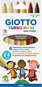 Giotto Turbo Maxi Skintone Tussit 6-pack