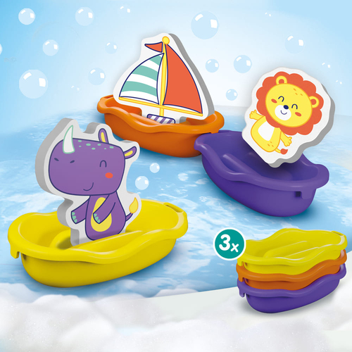 SES Creative Kylpylelu-setti Veneet + Vaahtoeläimet