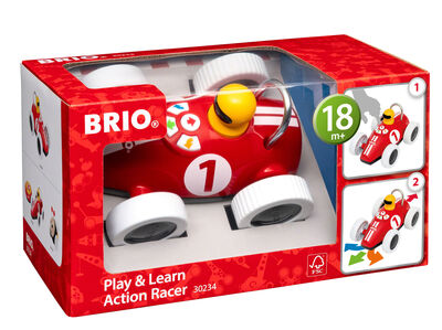 BRIO 30234 Action Racer Play & Learn Ralliauto