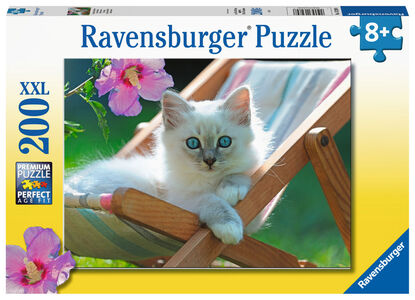 Ravensburger Palapeli Kissanpentu Aurinkotuolissa 200 