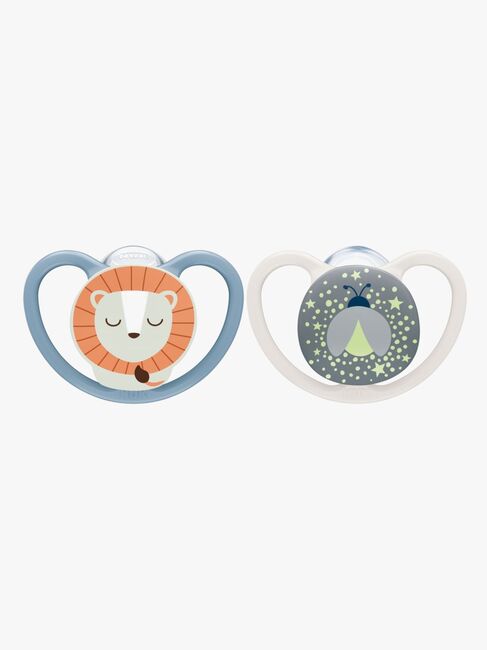 NUK Perfect Match Air Night Tutti 2-pack Koko 3, Lion