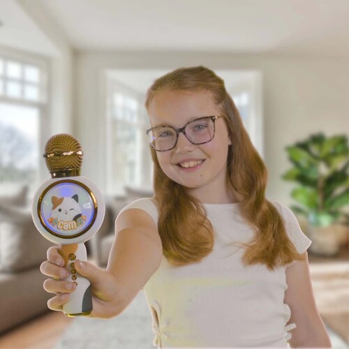 Squishmallows Karaokemikrofoni Popsing Cameron LED