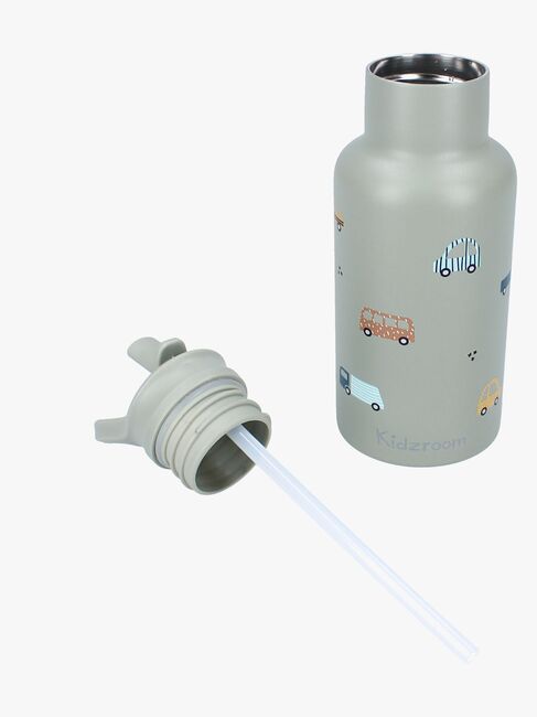 Kidzroom Stainless Steel Juomapullo 350 ml Sweet Cuddles, Vihreä