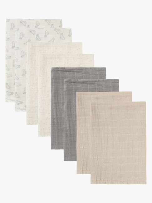 Peppi Musliiniviltti 8-pack, Alloy