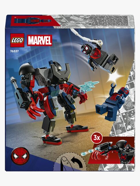 LEGO Super Heroes 76337 Miles Moralesin robotti vastaan Spider-Man 2099
