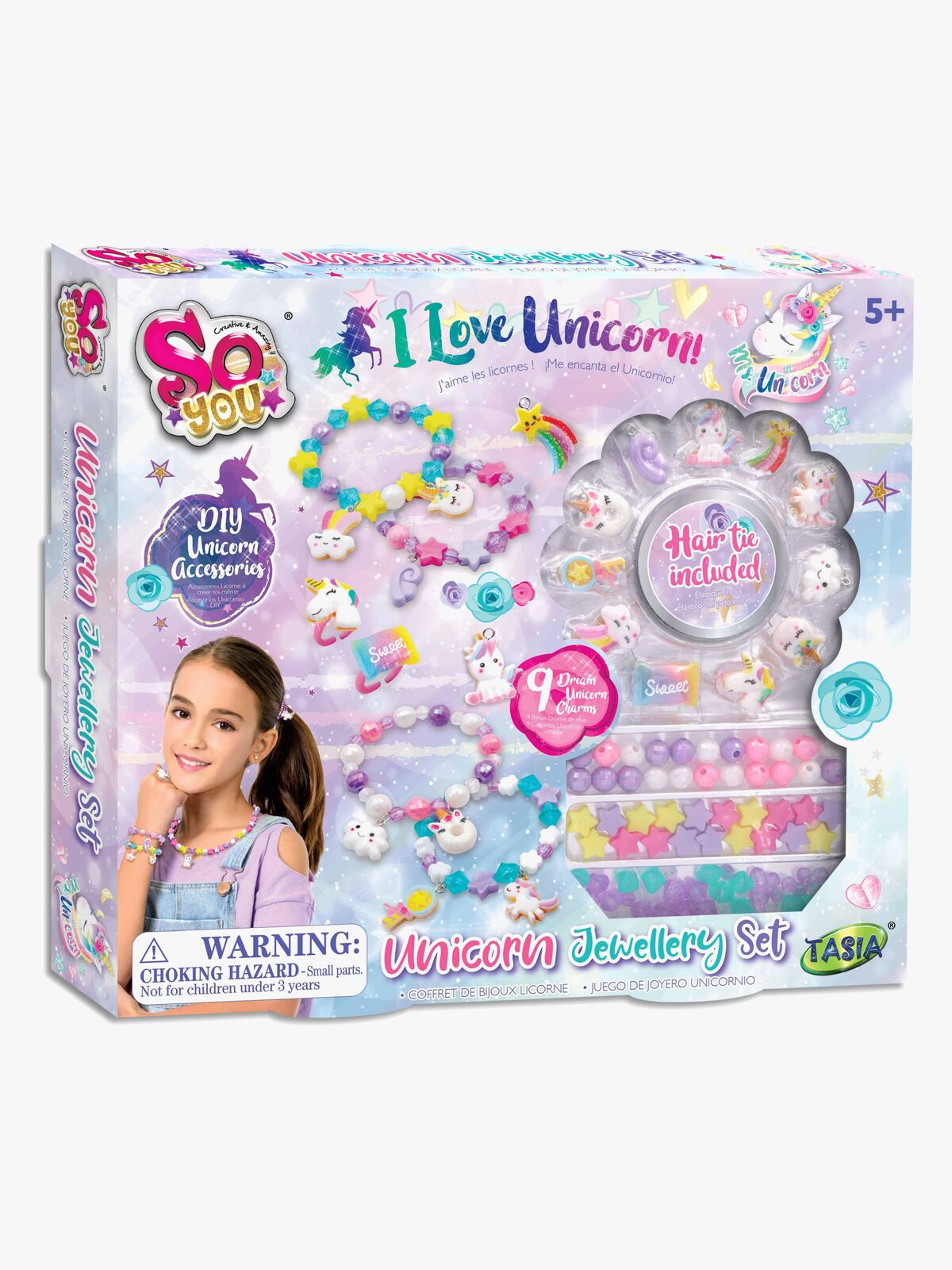 So Beads Helmisetti + Amuletit Yksisarvinen