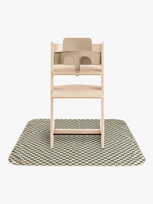 Mushie Lattiasuoja Syöttötuolille, Olive Check
