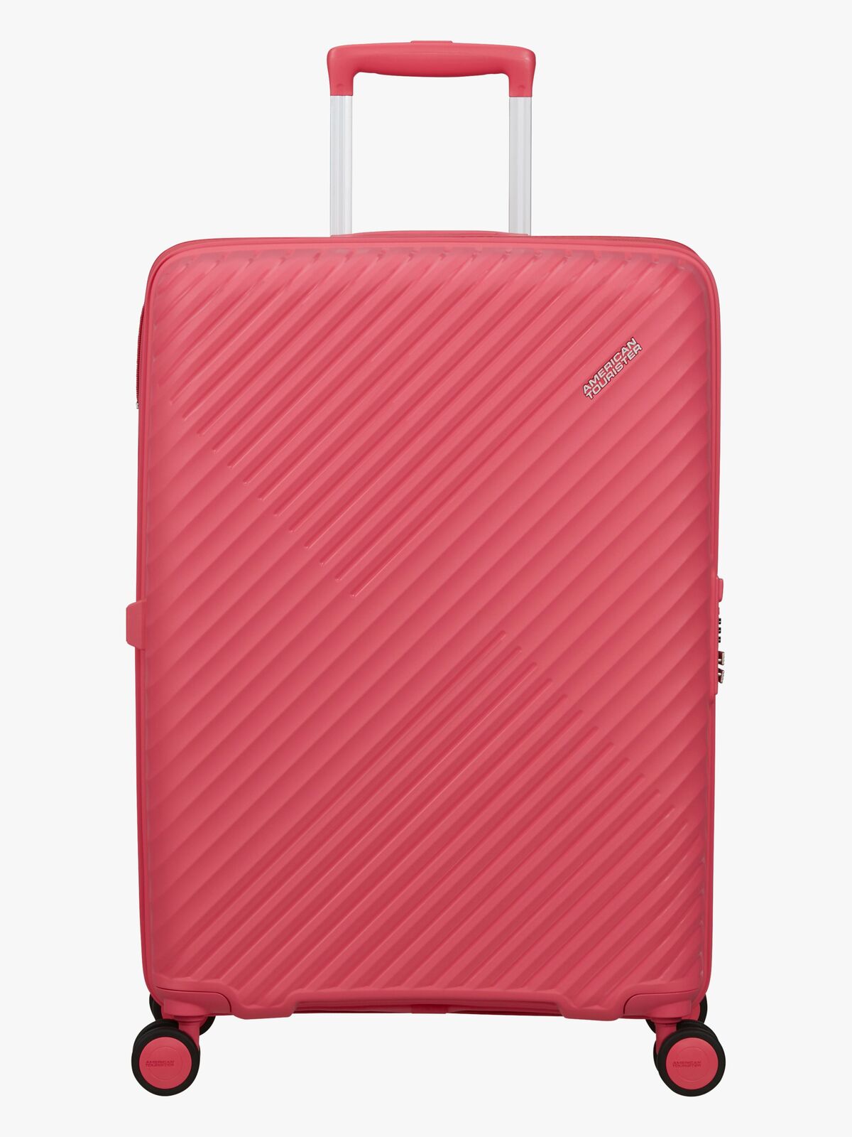 American Tourister Diablast Spinner Matkalaukku 81-91L, Pink Glitch