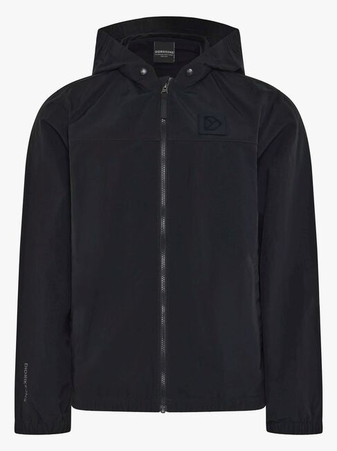 Didriksons Jasper Tuulenpitävä Vaellustakki, Black