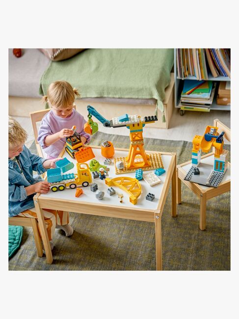 LEGO DUPLO Town 10476 Rakennustyömaa ja työmaa-ajoneuvot 3in1