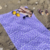 Swim Essentials Kylpypyyhe, Violetti Leopard