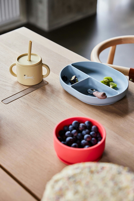 OYOY Enkei Lautanen Silikoninen, Dusty Blue