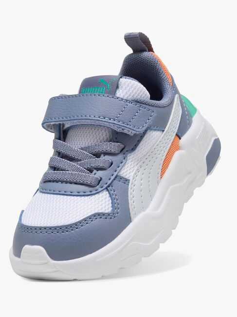 Puma Trinity 2 LT AC+ Infant Lenkkarit, White/Silver Mist