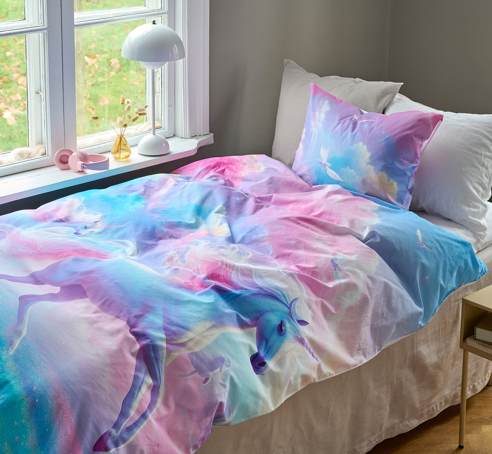 Borganäs Pussilakanasetti Yksisarvinen 150x210