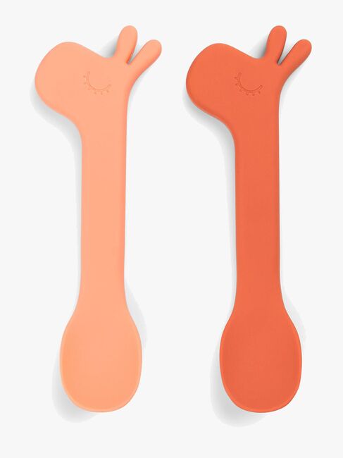 Done By Deer Lalee Lusikat 2-pack, Papaya