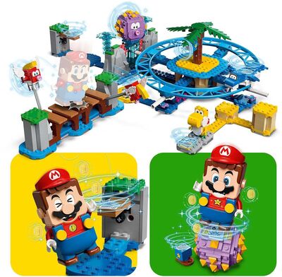 LEGO Super Mario 71400 Big Urchin: Rantaseikkailu Laajennussarja