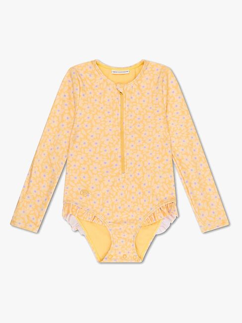 Swim Essentials  Pitkähihainen UV-Puku, Florish Yellow
