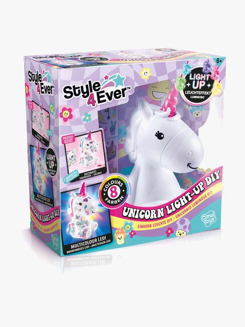 Style 4 Ever Askartelusetti DIY Yksisarvinen + Valo