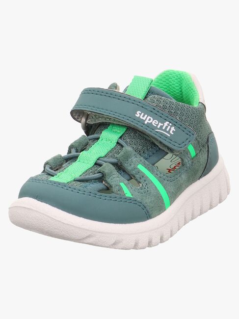Superfit Sport7 Mini Sandaalit, Green/Light Green