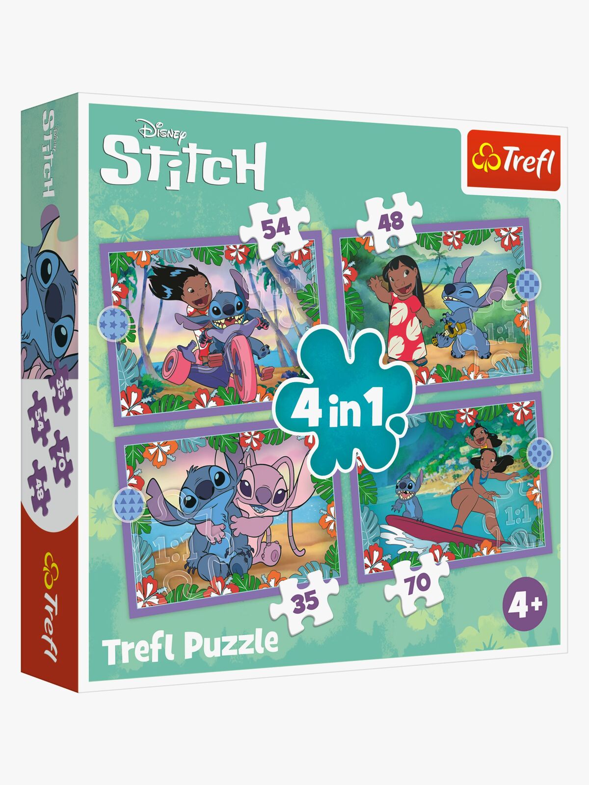 Trefl Lilo & Stitch Palapeli 4-in-1