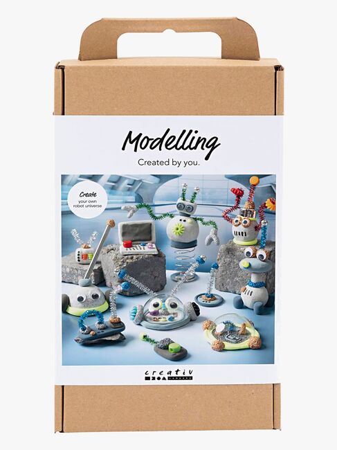 Creativ Company Askartelusetti DIY Muovailuvaha Robotti