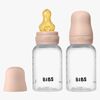 BIBS Slow Flow Tuttipullo Lateksi 2-pack 150 ml, Blush