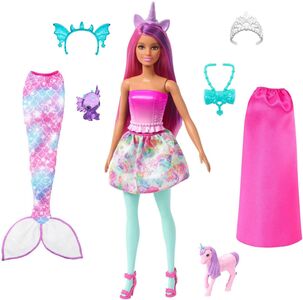 Barbie Dreamtopia Nukke + Yksisarvinen
