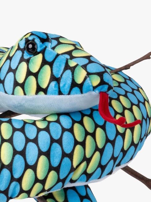 Teddykompaniet Pehmolelu Käärme 200 cm, Sininen