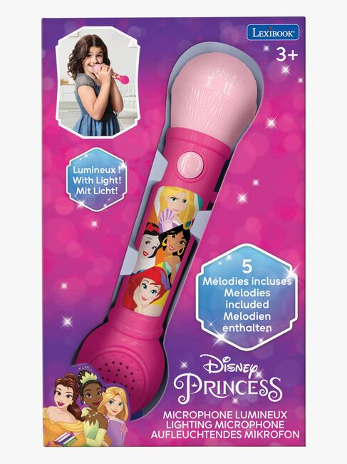 Disney Prinsessat Mikrofoni + Valo