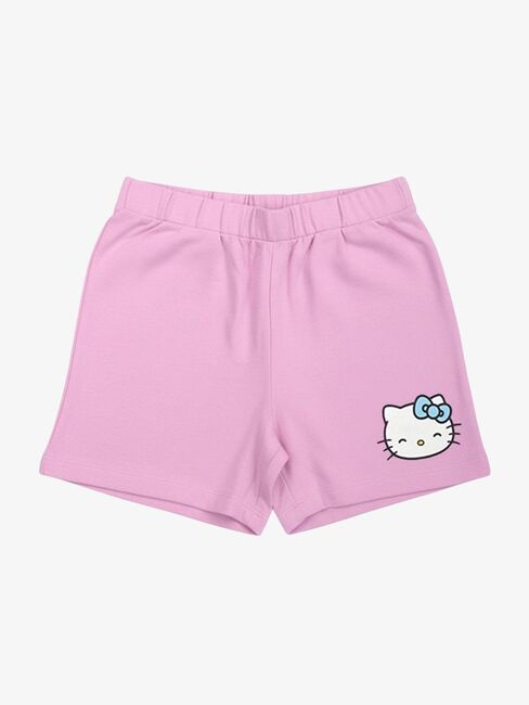 Hello Kitty T-paita + Shortsit Setti, Vaaleanpunainen