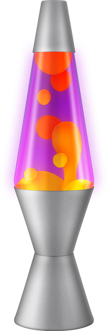 LAVA Valaisin Classic 37cm, Oranssi/violetti