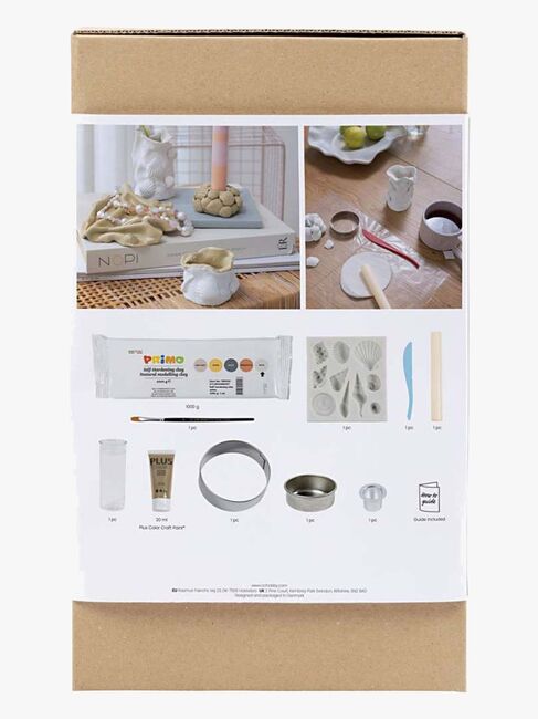 Creativ Company DIY-setti Muovailuvaha Maljakot Ja Kynttilänjalat