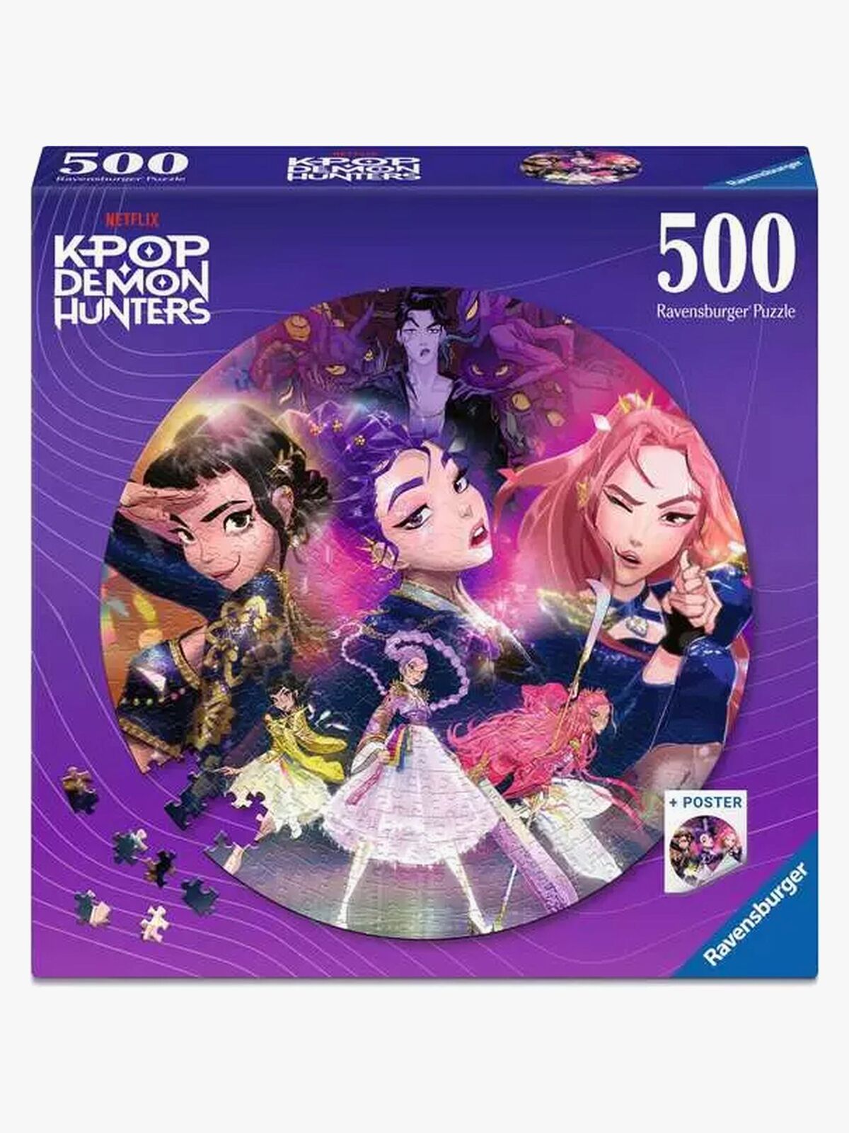 Ravensburger K-Pop Demon Hunters Palapeli 500